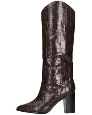 SCHUTZ SHOES Cowboy Boots - Marrón