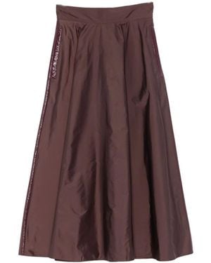 Elisabetta Franchi Midi Skirts - Brown