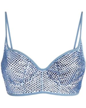 Genny Sleeveless Tops - Azul