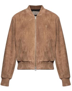Ami Paris Light Jackets - Marrone