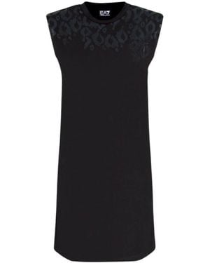 EA7 Short Dresses - Negro