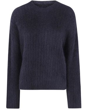 Uma Wang Truien & Vesten ,Blauw ,Round-Neck Truien