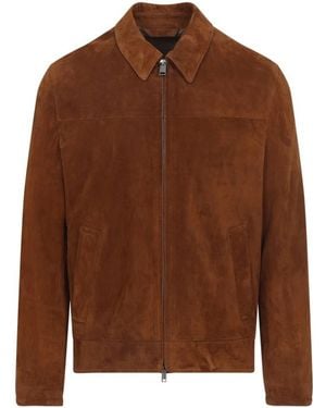 Brioni Leather Jackets - Brown