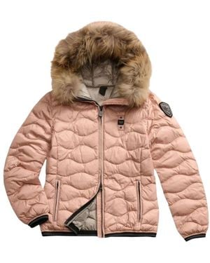 Blauer Winter Jackets - Pink