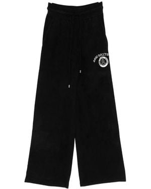 Amiri Wide-Leg Track Trousers - Black
