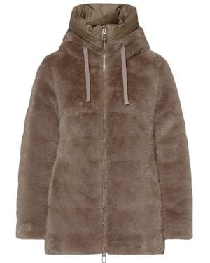 DUNO Faux Fur & Shearling Jackets - Marrone