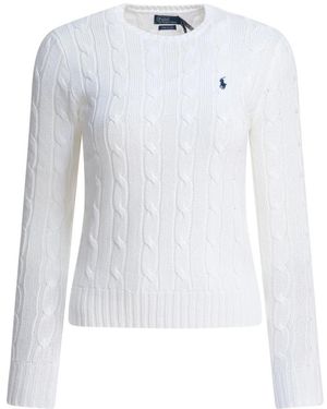 Polo Ralph Lauren Round-Neck Knitwear - White