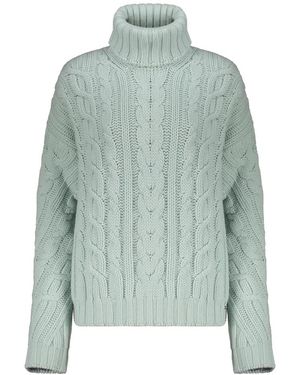 Herno Rippstrick-Rollkragenpullover - Grün