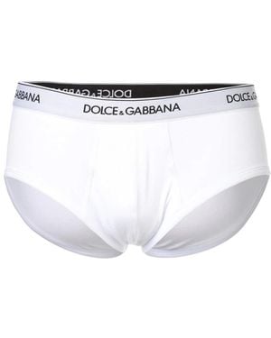 Dolce & Gabbana Cotton Briefs - Wit