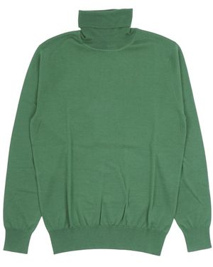 Aspesi Merino-Woll-Rollkragenpullover - Grün