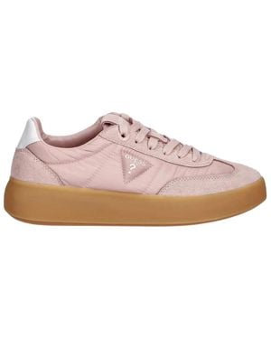 Guess Parlet Sneakers Mit Wildleder-Einsatz - Pink