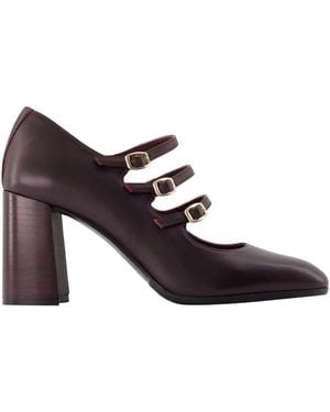 CAREL PARIS Schoenen ,Rood ,Leer Keel Flex Pumps - Bruin