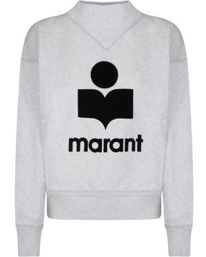 Isabel Marant Hoodies & Sweatvesten ,Grijs ,Katoen Moby Sweatshirt