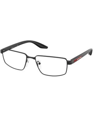 Prada Stijlvolle Bril Ps 52Rv Zwart - Bruin