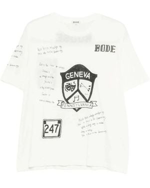Bode T-Shirts - White