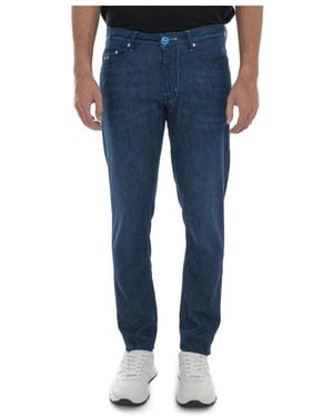 Tramarossa Jeans ,Blauw ,Denim Leonardo 5 Pocket Denim Jeans
