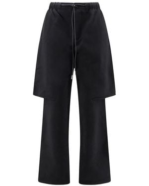Sacai Wide Trousers - Black