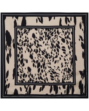 Anine Bing Silky Scarves - Nero