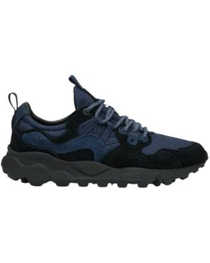 Flower Mountain Schoenen ,Blauw ,Suède Yamano 3 Uni