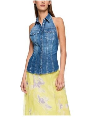 Dondup Denim Shirts - Bleu