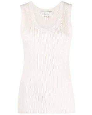 Studio Nicholson Rakko Rib Vest - Wit