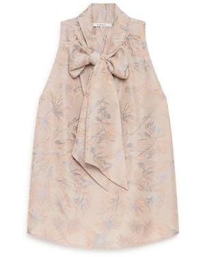 Maliparmi Sleeveless Tops - Natural