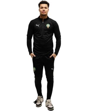 PUMA Fitness ,Zwart ,Katoen Marokko Teamfinal Trainingspak Zwart 2025/2026