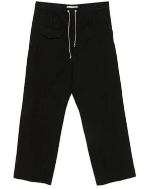 NAMACHEKO Straight Trousers - Black