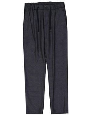 Herno Wide Trousers - Blue