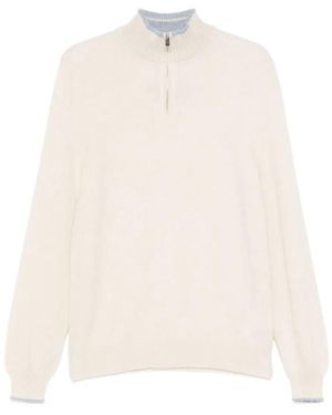 Fedeli Cashmere Knitwear - White