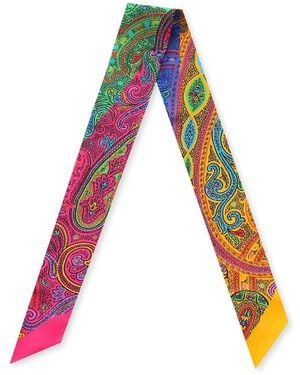 Etro Silky Scarves - Orange