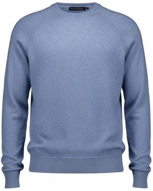 FILIPPO DE LAURENTIIS Truien & Vesten ,Blauw ,Wol Gc 1Mlr 2A Wc 12R Ronde Hals Trui