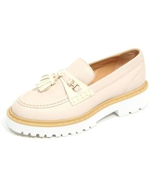 Hogan Loafers - Natural