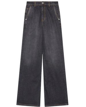 Gcds Wide Jeans - Grey