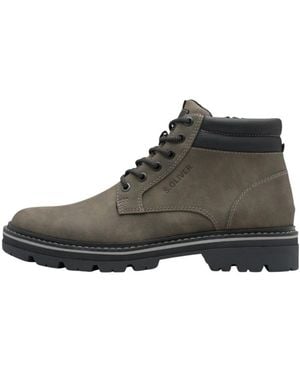 S.oliver Lace-Up Boots - Marrón