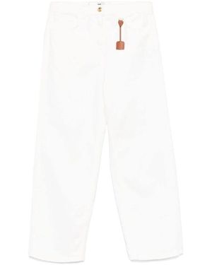 Elisabetta Franchi 360 ivory jeans - Weiß