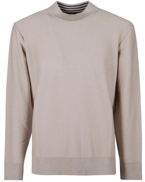 Drumohr Round-Neck Knitwear - Grey