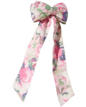 LoveShackFancy Blumige Haarspange Lorna - Pink
