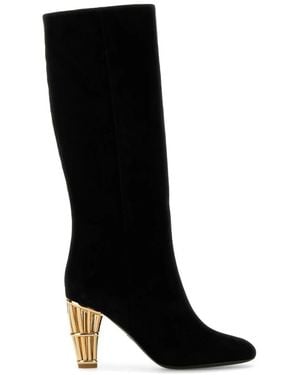 Ferragamo Heeled Boots - Black
