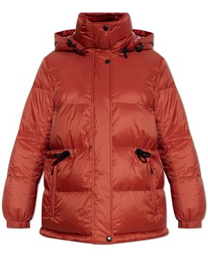 Yves Salomon Giacca reversibile con cappuccio staccabile - Rosso