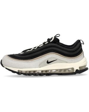 Nike Fitness ,Zwart ,Leer Air Max 97 Se Low Sneaker