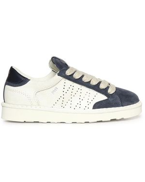 Pànchic Sneaker Cracked Suede - Blauw
