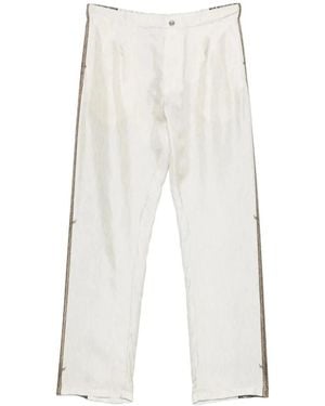 Etro Straight Trousers - Bianco