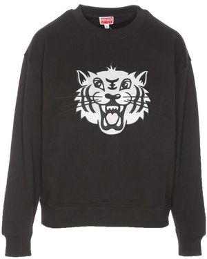 KENZO Round-Neck Knitwear - Grey