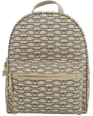 Emporio Armani Backpacks - Natural
