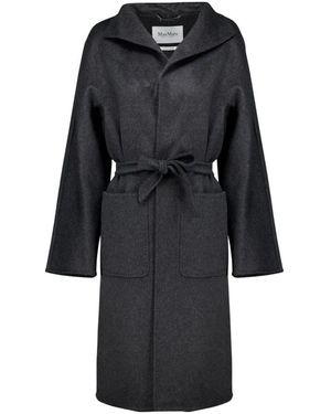 Max Mara Belted Coats - Negro