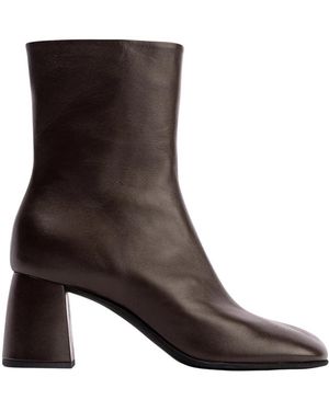 Poeve Heeled Laarzen - Bruin