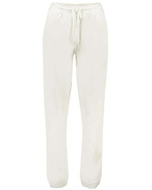 North Sails Elegante Katoenen Broek Met Hoge Taille - Wit