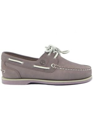 Timberland Lila nubuk freizeitschuhe - Grau