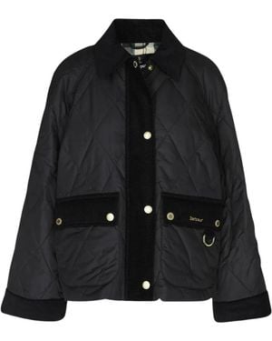Barbour Jassen ,Zwart ,Katoen Kilnwick Quilted Jacket